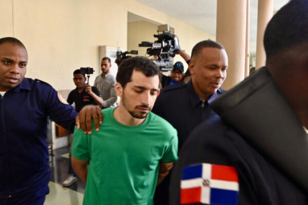 Jean Andrés Pumarol Fernández en audiencia por el caso de ataque mortal en Naco