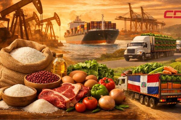De mantenerse la tendencia de aumentos debido a la guerra en Medio Oriente, los primeros productos en reflejar mayores costos serían el arroz, el azúcar, los vegetales, los huevos y las carnes, debido a su dependencia directa del transporte terrestre. FOTO: CDN- GENERADA CON IA