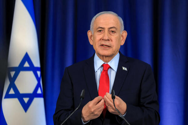 El primer ministro israelí, Benjamin Netanyahu, habló durante una conferencia de prensa en Jerusalén.
