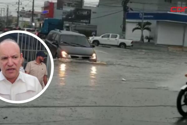 Santiago enfrenta drenaje obsoleto tras fuertes lluvias.
