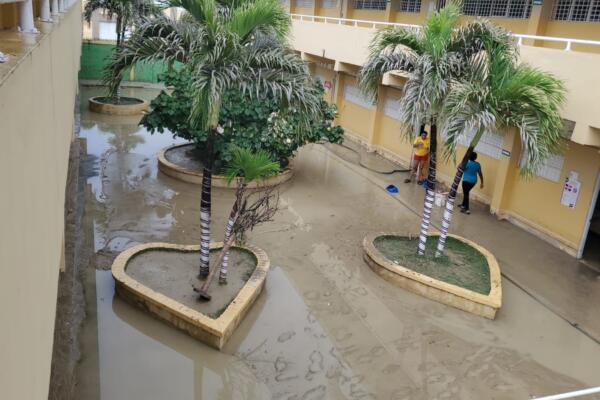 Más de 3,500 alumnos afectados por lluvias en Montellano.
