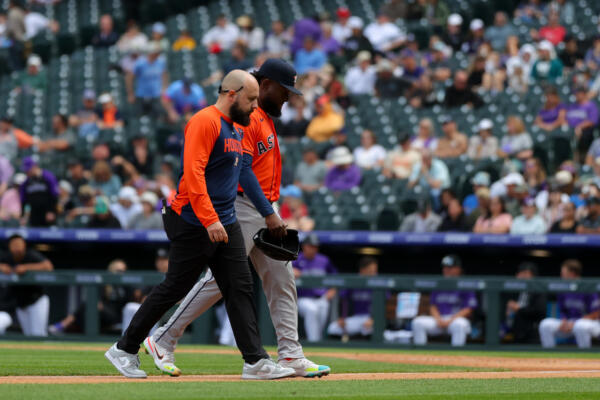 Cristian Javier es el segundo miembro de la rotación abridora de Houston en ingresar a la lista de lesionados esta semana con una distensión de hombro de grado 2