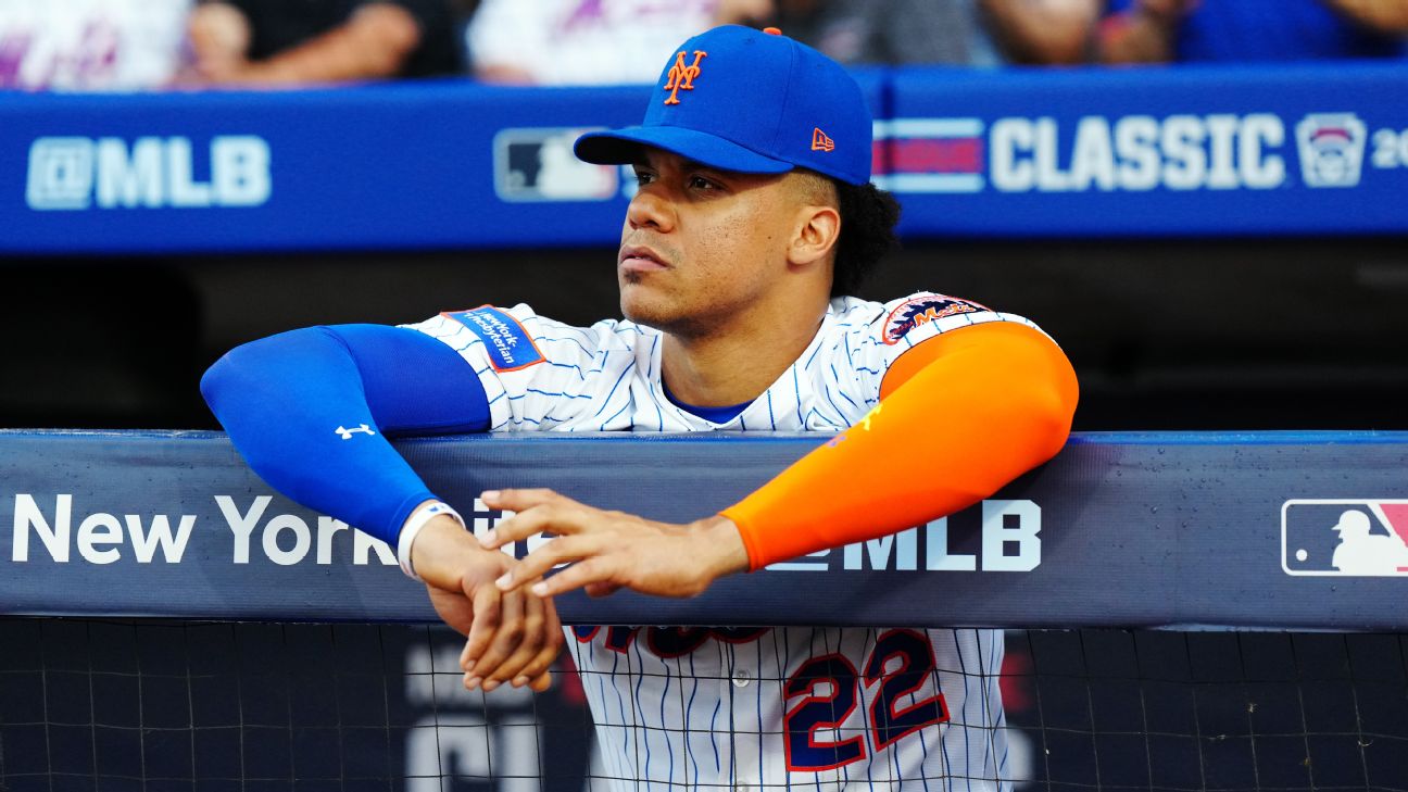 Soto, de 27 años, quien está en su segunda campaña con los Mets, de un contrato de 15 temporadas y 765 millones de dólares, ha estado observando cómo, en su ausencia, los Mets se enfrentan a una de las racha más negativas para una novena en MLB en lo que va de la estación.