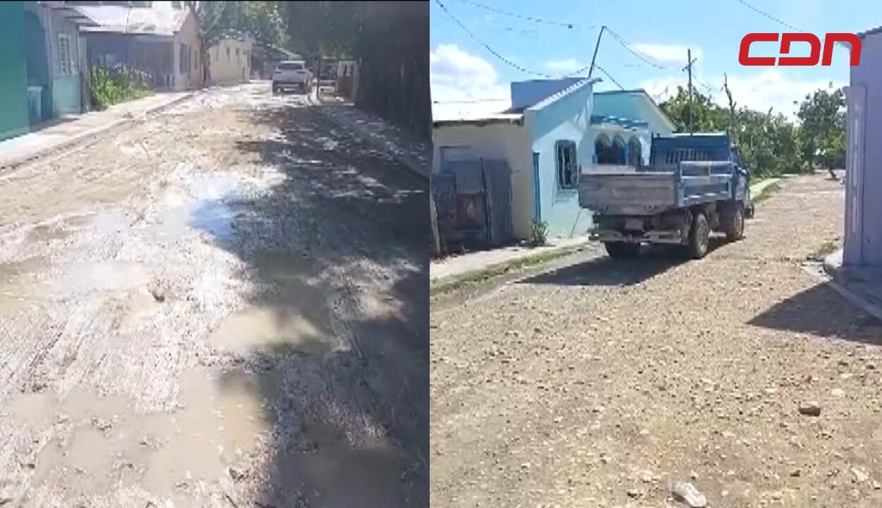 Moradores de La línea denuncian abandono calle principal