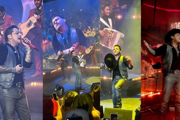 Christian Nodal durante su concierto en Altos de Chavón / Foto: Yafreisi Agüero