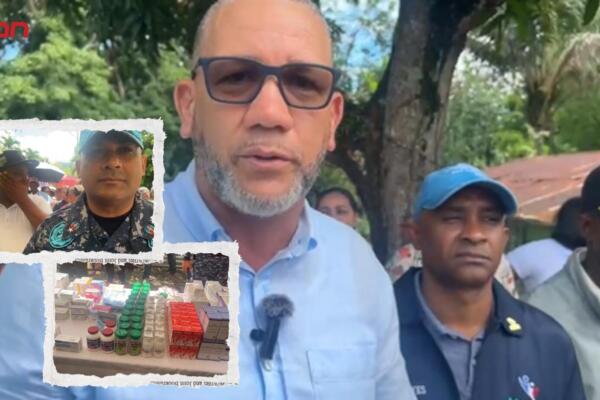 Jornada médica y entrega de alimentos en el sector El Silencio, en Villa Altagracia, benefició a cientos de familias afectadas por las lluvias.