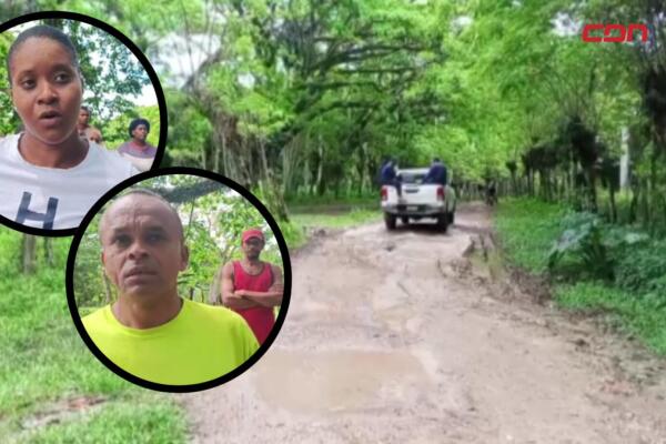 Estado de la vía en Colonia Islabón, cuyo uso ha generado un conflicto entre residentes y el presunto propietario del terreno.