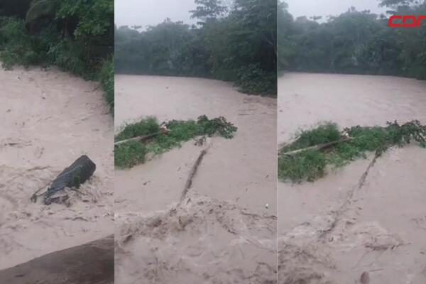 Riesgo de inundaciones en Veragua por río Blanco.
