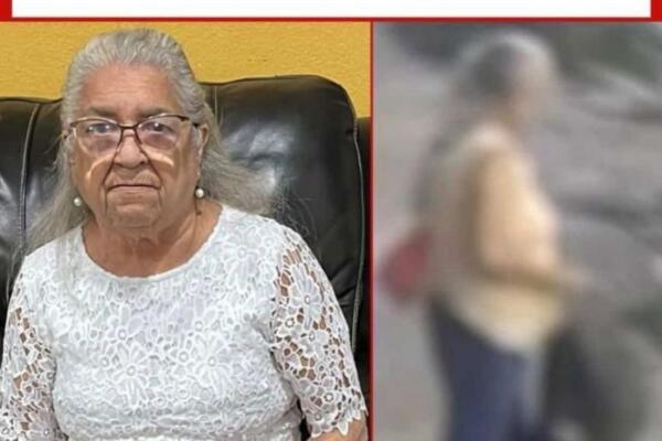 La señora Dolores Canela, de 78 años.