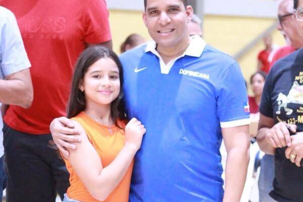 Danna Uribe y su padre ing. Rafael Uribe