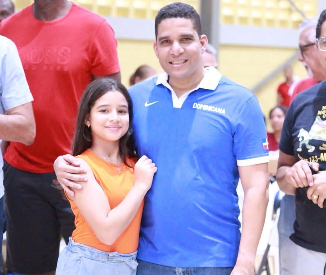 Danna Uribe y su padre ing. Rafael Uribe