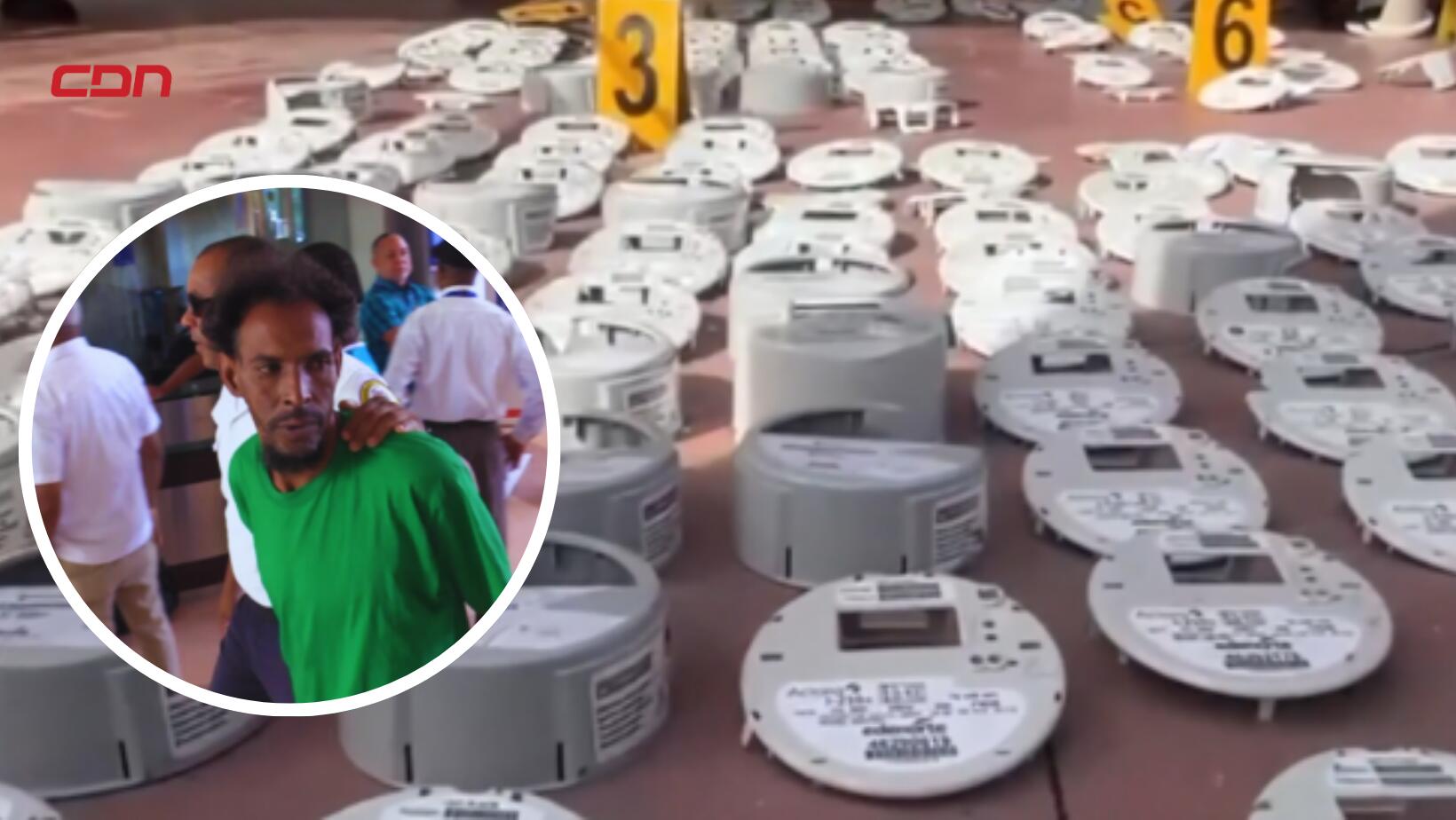 acusado de robar medidores eléctricos