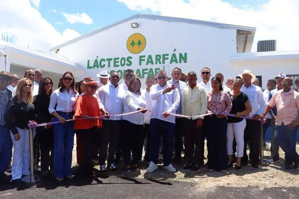 FEDA pone en marcha planta de procesamiento de lácteos en Las Matas de Farfán