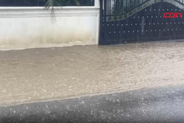 Tormenta causa estragos en municipios de Puerto Plata.
