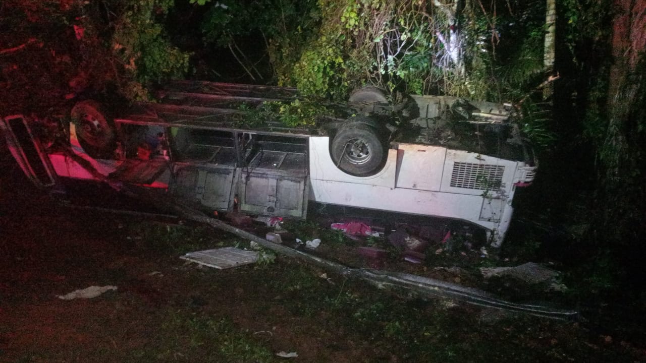 Heridos en autobús