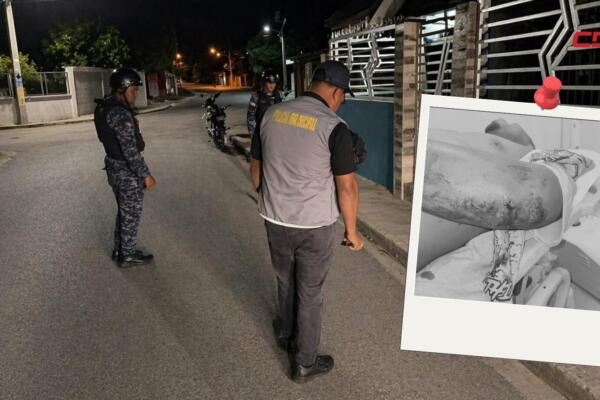 Tres heridas de bala en Villa Central: agresores prófugos.
