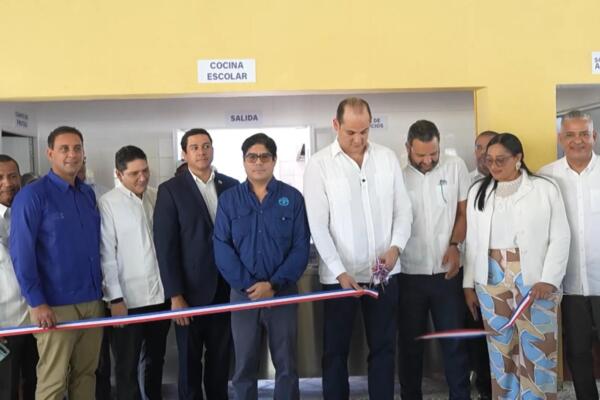 Inabie y FAO inauguran cocinas, huertos escolares y sistema de agua en Monte Plata