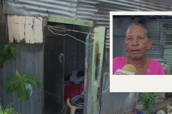 Altagracia Milagros Pérez, una mujer de 69 años residente en el sector Restauradores.