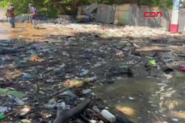 Puente cubierto y 45 viviendas afectadas por inundaciones
