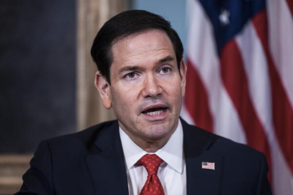 Fotografía de archivo del secretario de Estado de Estados Unidos, Marco Rubio. EFE/EPA/JIM LO SCALZO