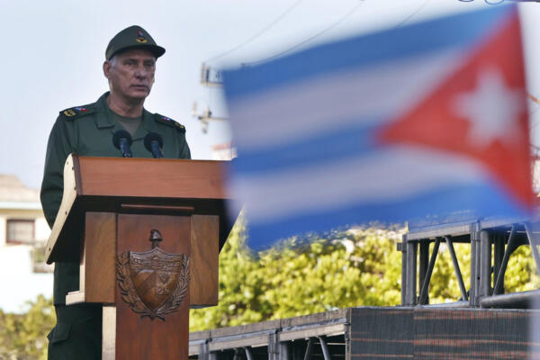 Foto de archivo del presidente de Cuba, Miguel Díaz-Canel de este 16 de abril de 2026. EFE/ Ernesto Mastrascusa