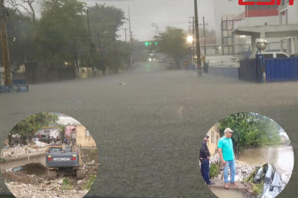 Al menos 800 familias afectadas por lluvias en el sector Nuevo Amanecer de Los Alcarrizos