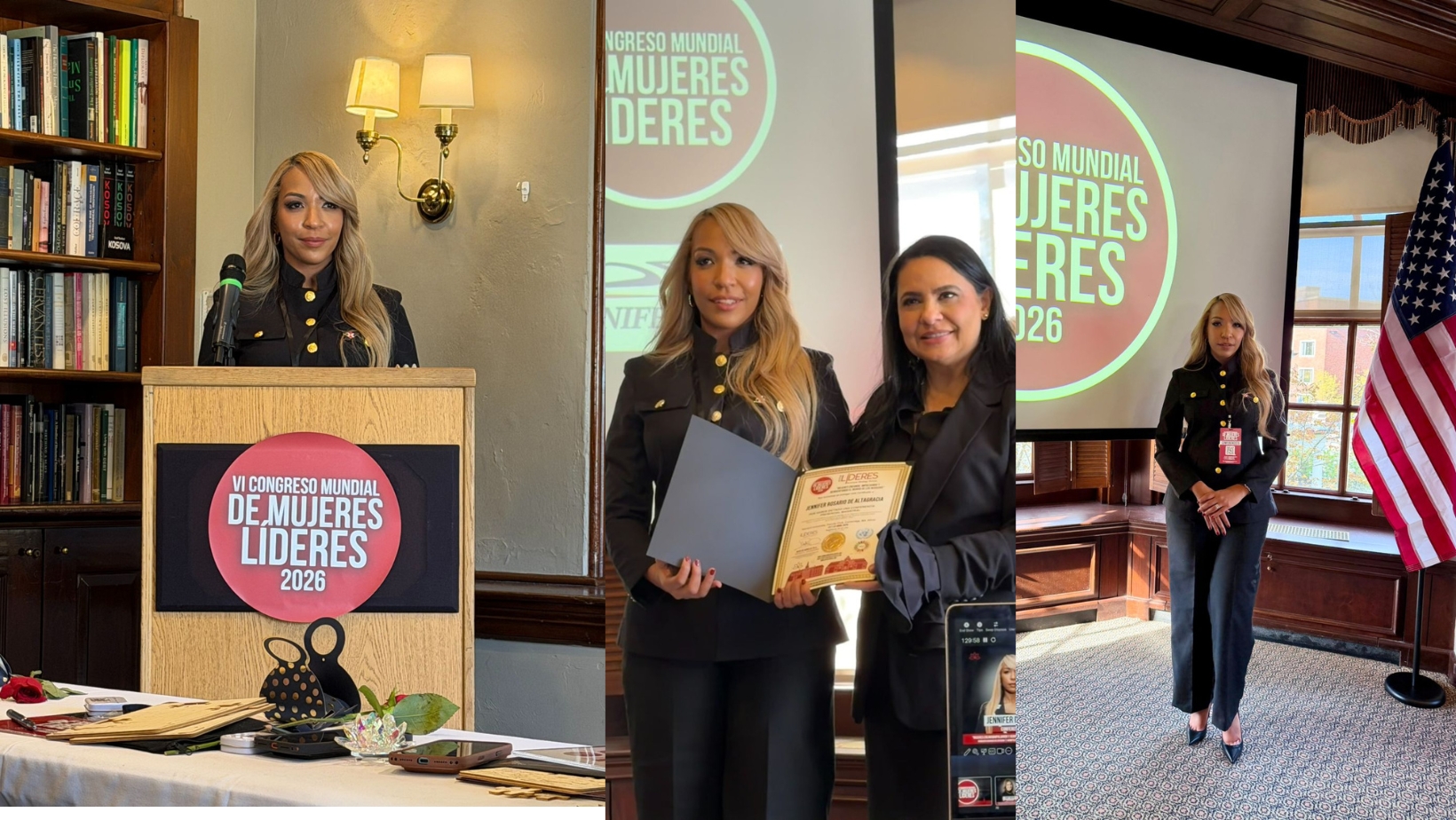 Jennifer Rosario, la dominicana que brilla en Boston, participa en el VI Congreso Mundial de Mujeres Líderes en la Universidad de Harvard
