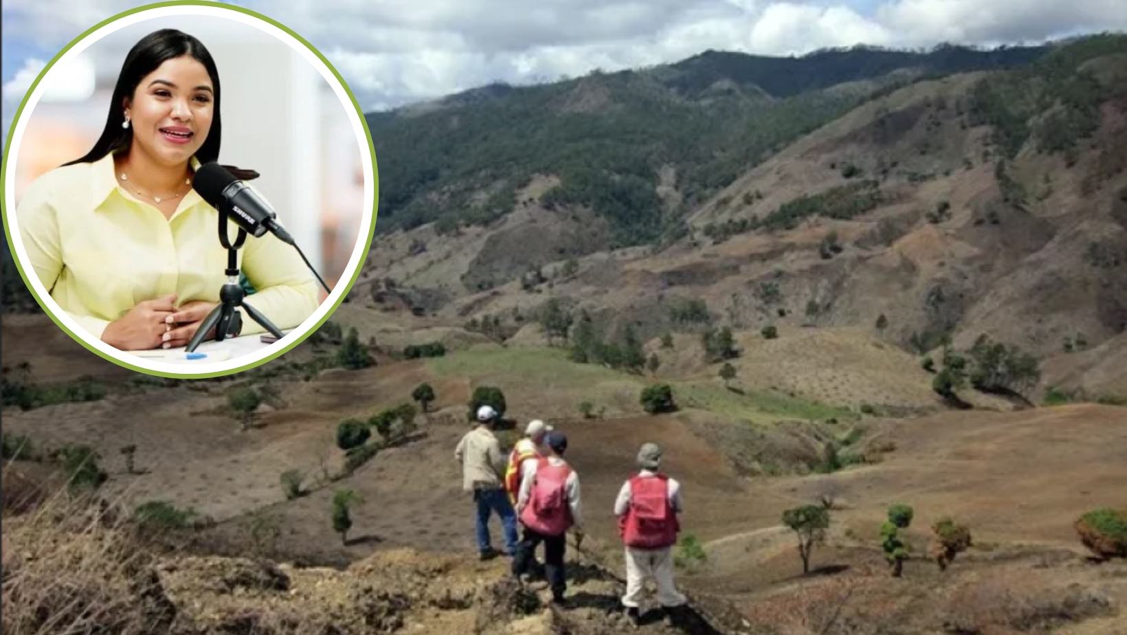 Erika Infante se opone a explotación minera en San Juan y cuestiona proyecto Romero de GoldQuest