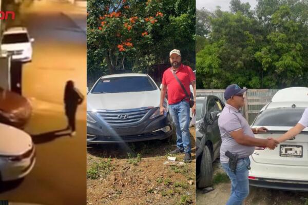 Recuperan Kia K5 y Hyundai Sonata sustraídos en RD.
