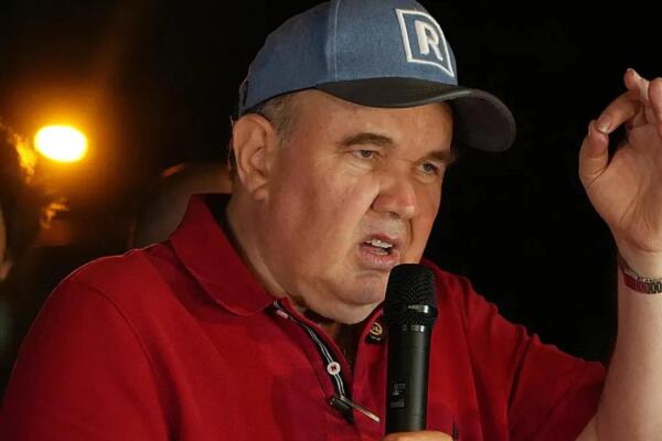 Rafael López Aliaga, candidato ultraconservador a la presidencia de Perú. 