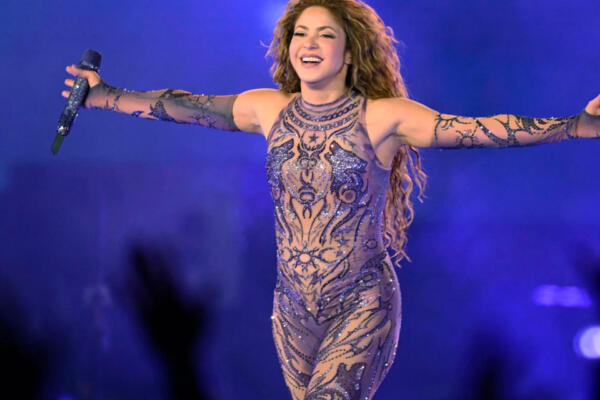 Shakira,, cantante colombiana.