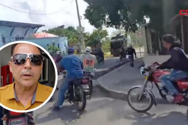 Dueños de guaguas denuncian agresión de mototaxis en zona franca.
