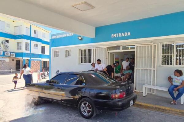 Vólquez fue asistido inicialmente y trasladado al Hospital Dr. José Pérez Duvergé, en la provincia Independencia.
