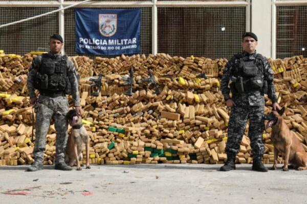 Incautan 48 toneladas de marihuana en Río de Janeiro, un decomiso récord en Brasil