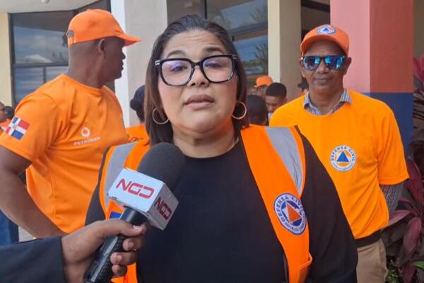 La directora del centro de salud, Emelinda Saldívar.