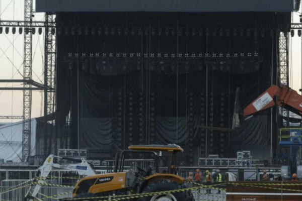 Muere un trabajador durante el montaje del escenario del concierto de Shakira en Río