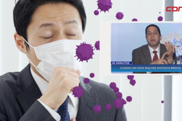 Infectólogo alerta sobre riesgos de cuadros gripales.
