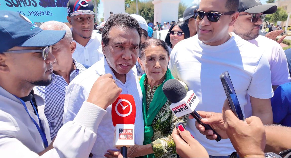 Marcha en San Juan | Félix Bautista llama a defender el agua y advierte sobre impacto de la minería