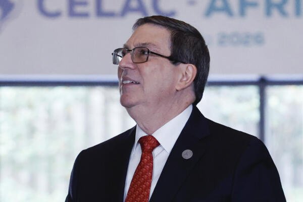 Fotografía de archivo del ministro de Relaciones Exteriores de Cuba, Bruno Rodríguez, en Bogotá (Colombia). EFE/ Mauricio Dueñas Castañeda