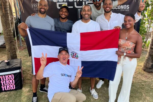 En esta jornada se marcaron los primeros récords nacionales de apnea de la República Dominicana. 