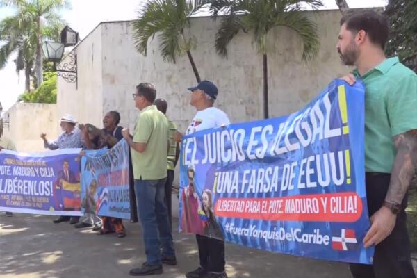 Comité comunista, pide la liberación del presidente Nicolás Maduro.