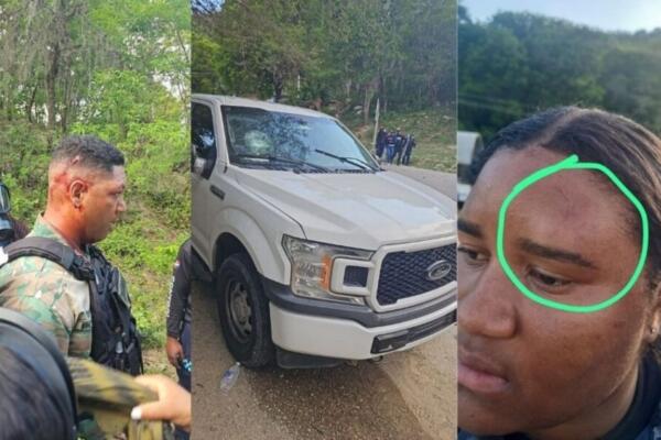 Entre los heridos figuran dos mujeres policías, un agente masculino y un capitán del Ejército.