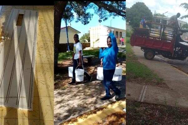 Según la denuncia enviada a CDN, los alumnos supuestamente los ponen a sacar agua de una cisterna y a cargar cubetas de leche dentro del plantel.