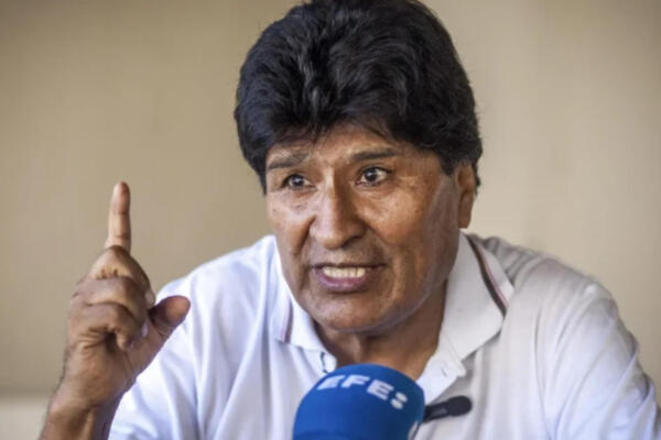 Evo Morales, expresidente de Bolivia. 