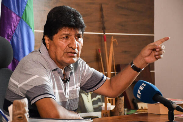 Fotografía de archivo del expresidente Evo Morales (2006-2019). EFE/ Jorge Ábrego