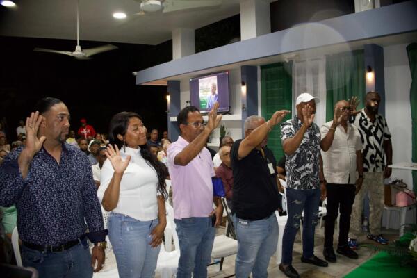 El acto estuvo encabezado por su secretario general, Antonio Florián // Foto: Secretaría de Comunicaciones FP
