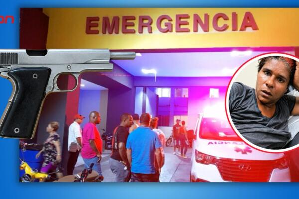 Mujer herida de bala tras disputa en mercado de Barahona.
