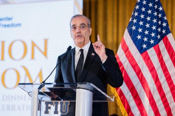 Luis Abinader, presidente de la República. 