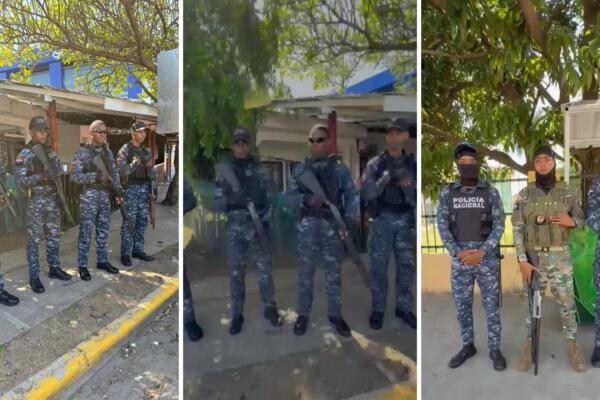 Calles de San Juan militarizadas previo al inicio de marcha contra proyecto minero 