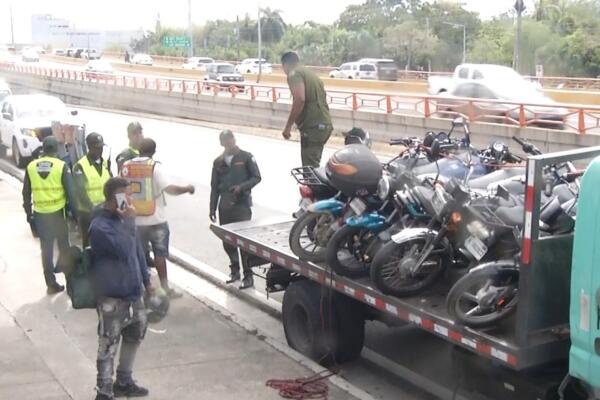 Digesett continúa con operativos de incautación de motocicletas